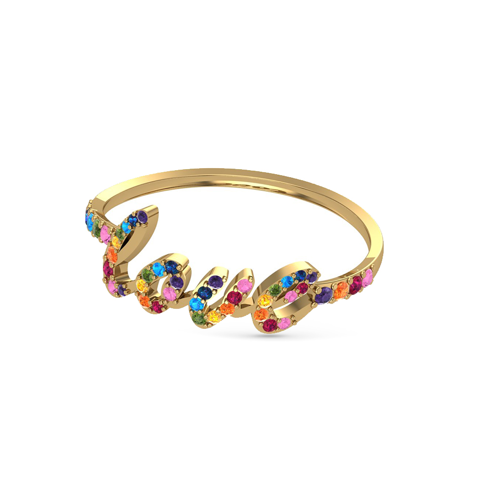 Love Gold Ring Love Gold Ring