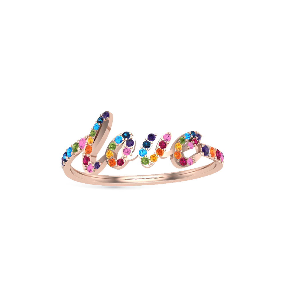 Love Gold Ring Love Gold Ring