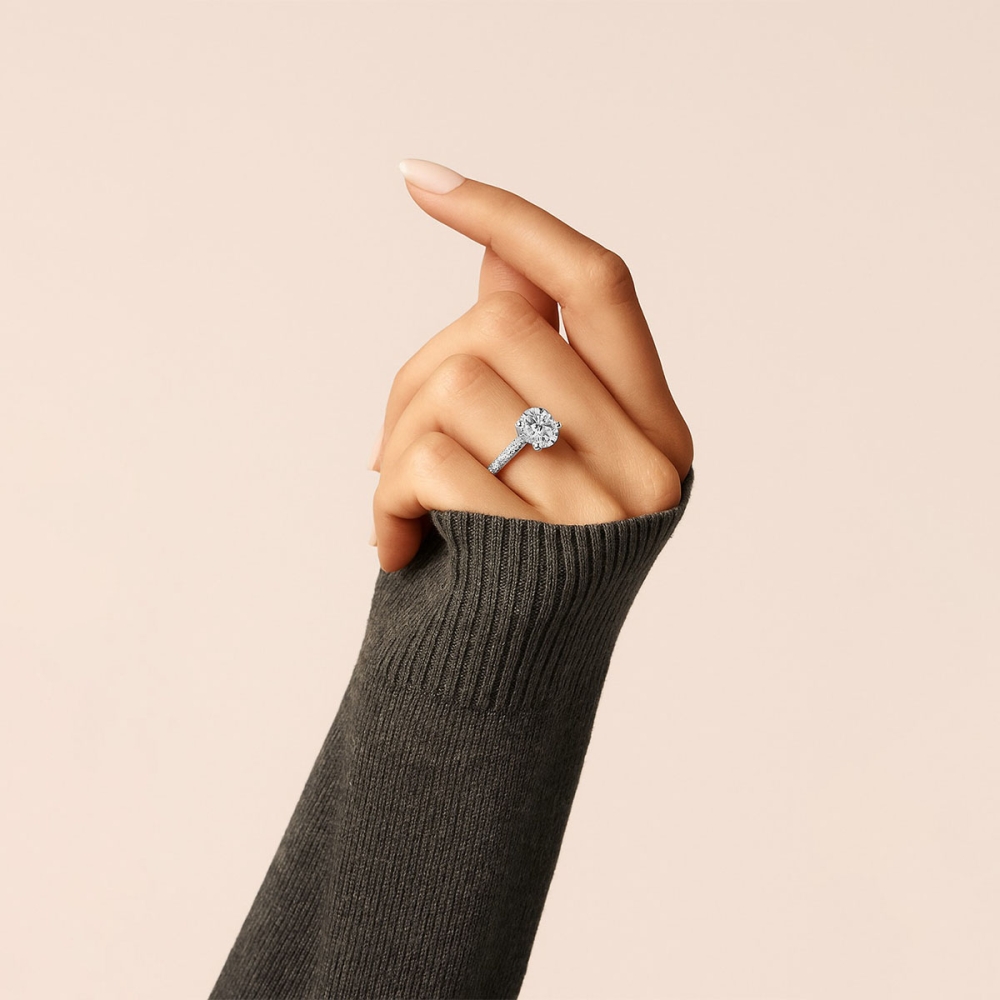 Antonina Certified Labgrown Diamond Ring Antonina Certified Labgrown Diamond Ring