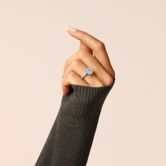 Antonina Certified Labgrown Diamond Ring Antonina Certified Labgrown Diamond Ring