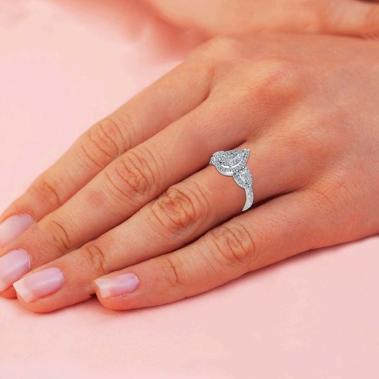 Abranca Certified Labgrown Diamond Ring