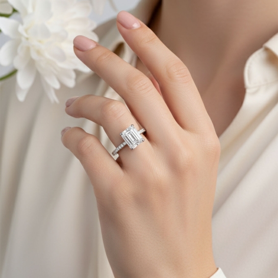 Angelica Certified Labgrown Diamond Ring