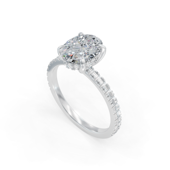 Polina Certified Labgrown Diamond Ring
