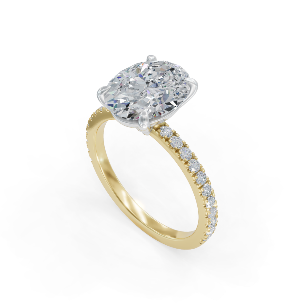 Tulip Certified Labgrown Diamond Ring
