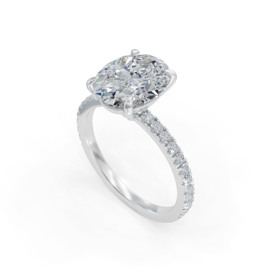 Tulip Certified Labgrown Diamond Ring