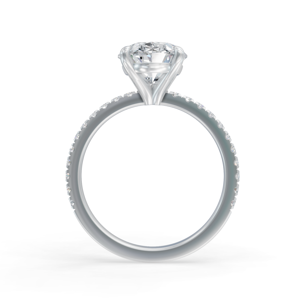 Tulip Certified Labgrown Diamond Ring