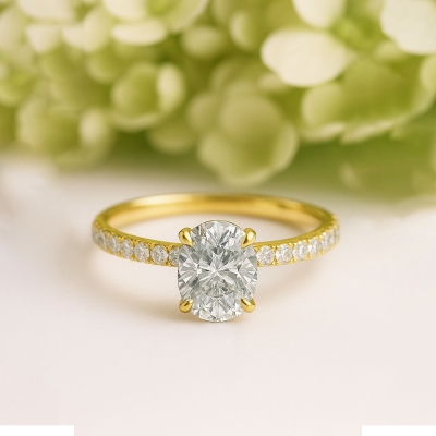 Tulip Certified Labgrown Diamond Ring