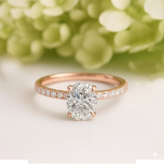 Tulip Certified Labgrown Diamond Ring