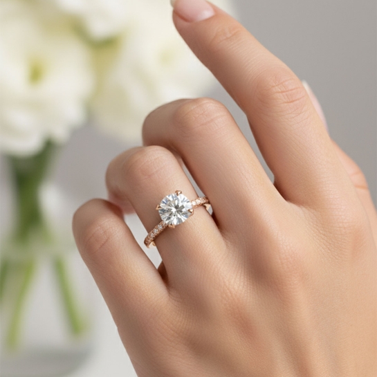 Grace Certified Labgrown Diamond Ring