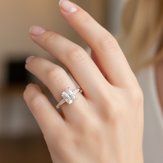 Viktoria Certified Labgrown Diamond Ring