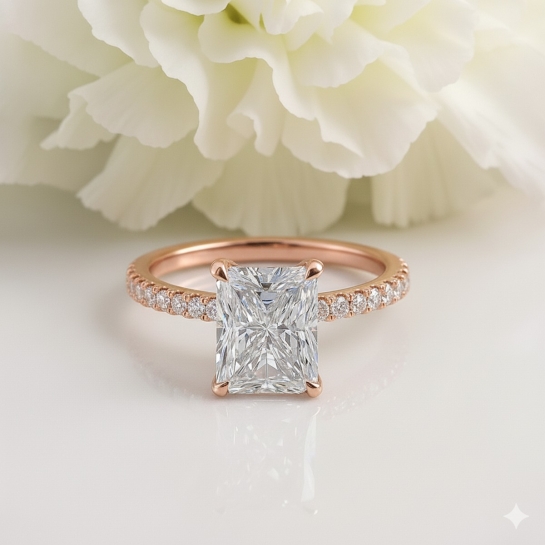 Amelia Certified Labgrown Diamond Ring
