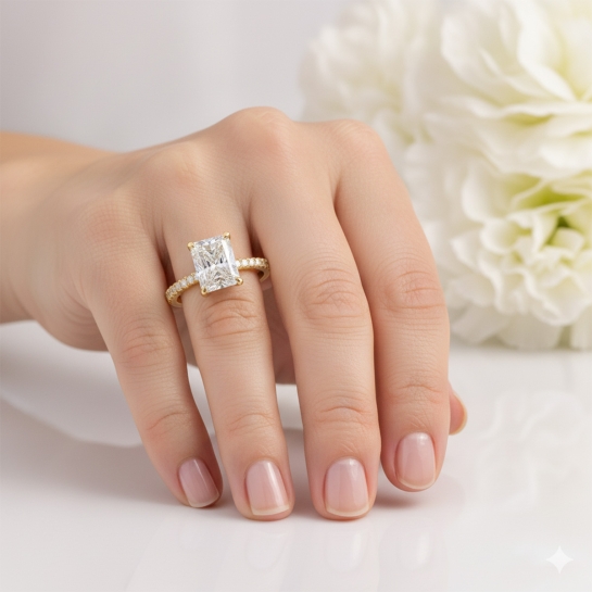 Amelia Certified Labgrown Diamond Ring