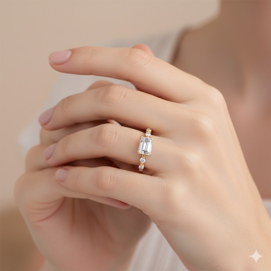 Olivia Certified Labgrown Diamond Ring