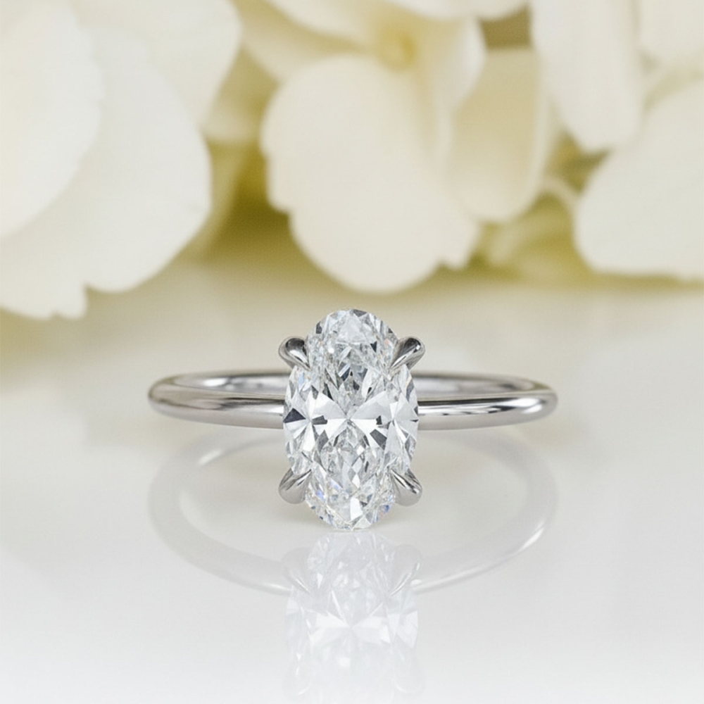 Violet Certified Labgrown Diamond Ring