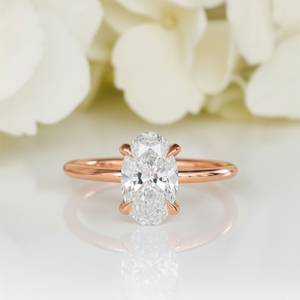 Violet Certified Labgrown Diamond Ring