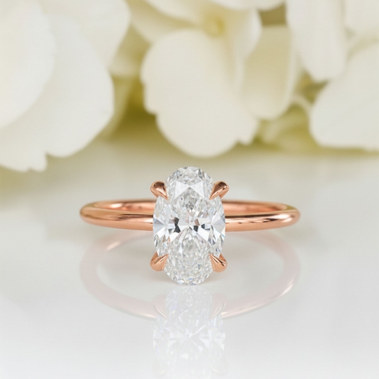 Violet Certified Labgrown Diamond Ring