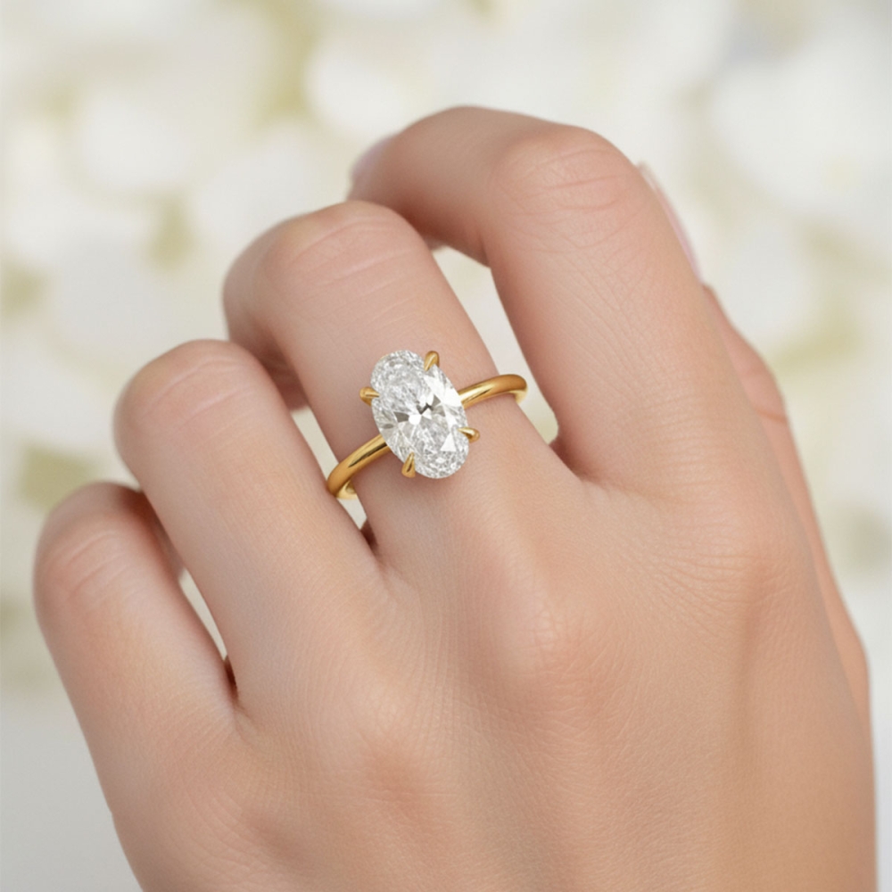 Violet Certified Labgrown Diamond Ring