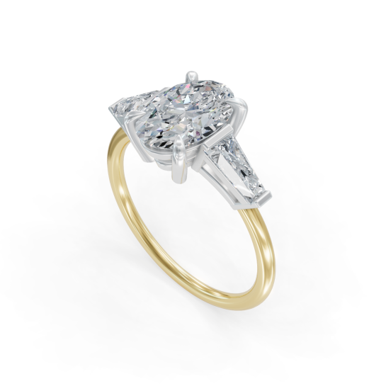 Paisley Certified Labgrown Diamond Ring