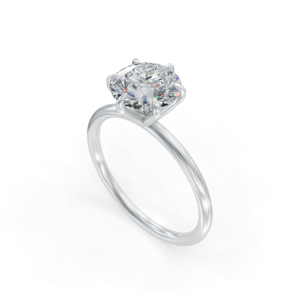 Rosemary Certified Labgrown Diamond Ring