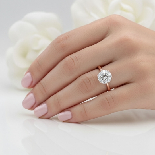 Rosemary Certified Labgrown Diamond Ring