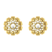 Padmabhasa Kundan Gold Earrings