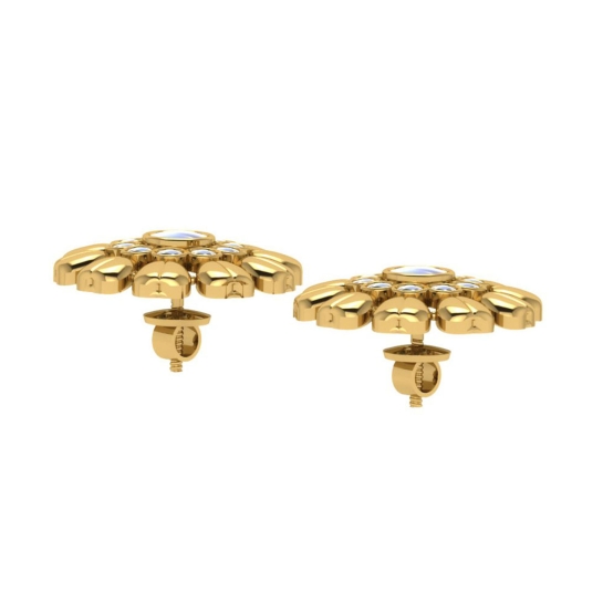 Padmabhasa Kundan Gold Earrings