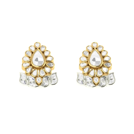 Padmabhu Kundan Gold Earrings