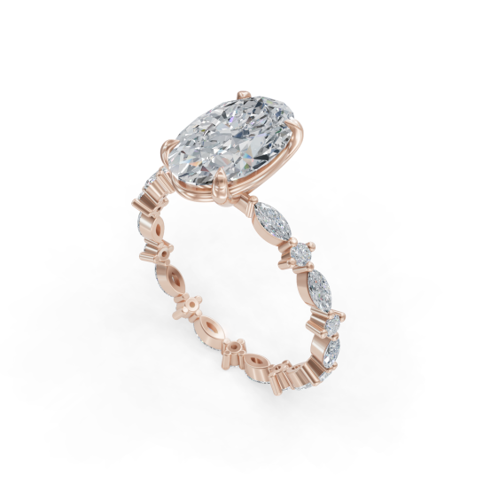 Dolores Certified Labgrown Diamond Ring