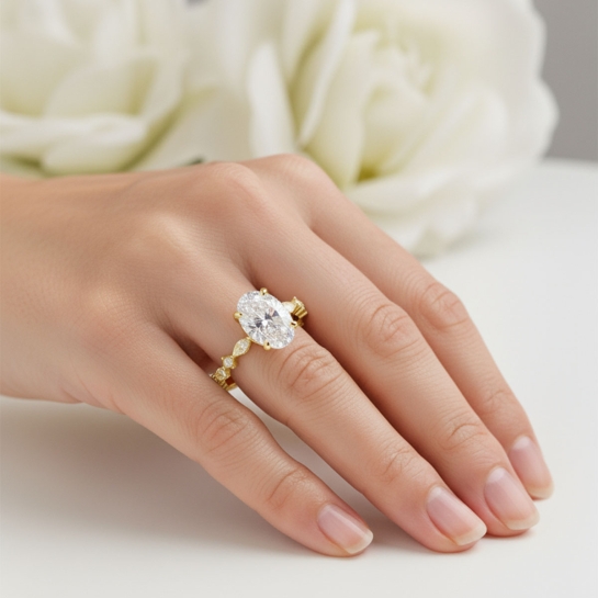 Dolores Certified Labgrown Diamond Ring