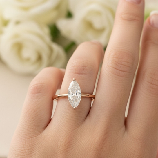 Estrid Certified Labgrown Diamond Ring