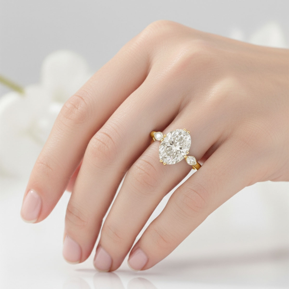 Ofeliya Certified Labgrown Diamond Ring