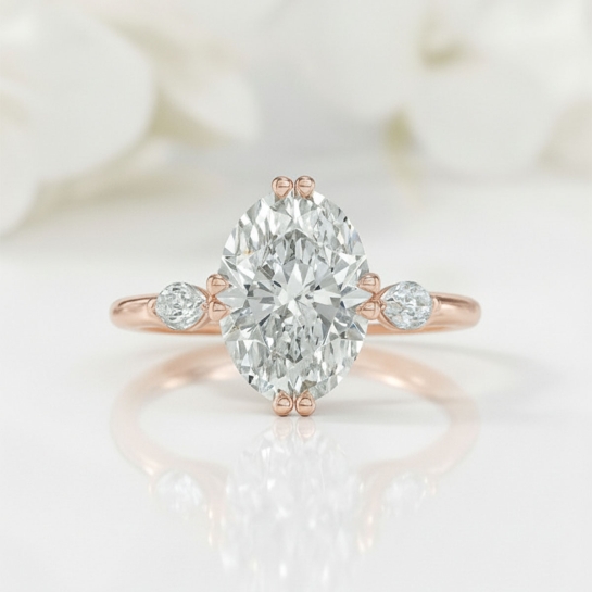 Ofeliya Certified Labgrown Diamond Ring