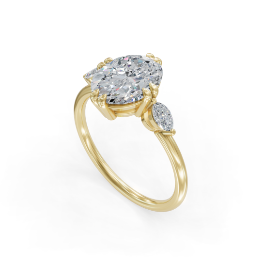 Ofeliya Certified Labgrown Diamond Ring