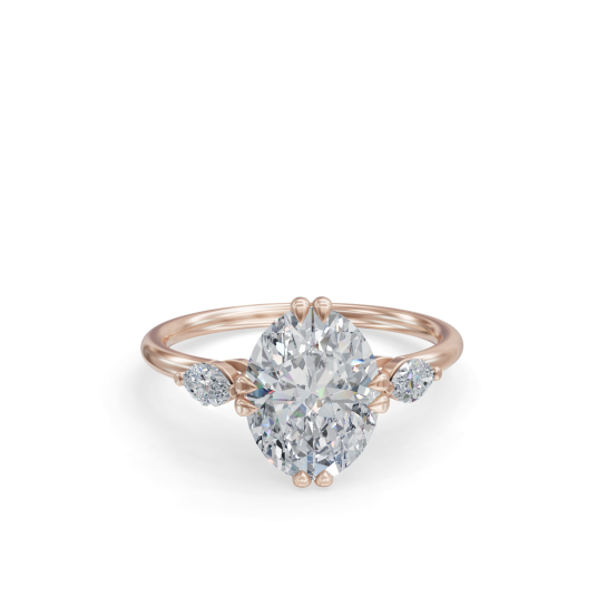Ofeliya Certified Labgrown Diamond Ring