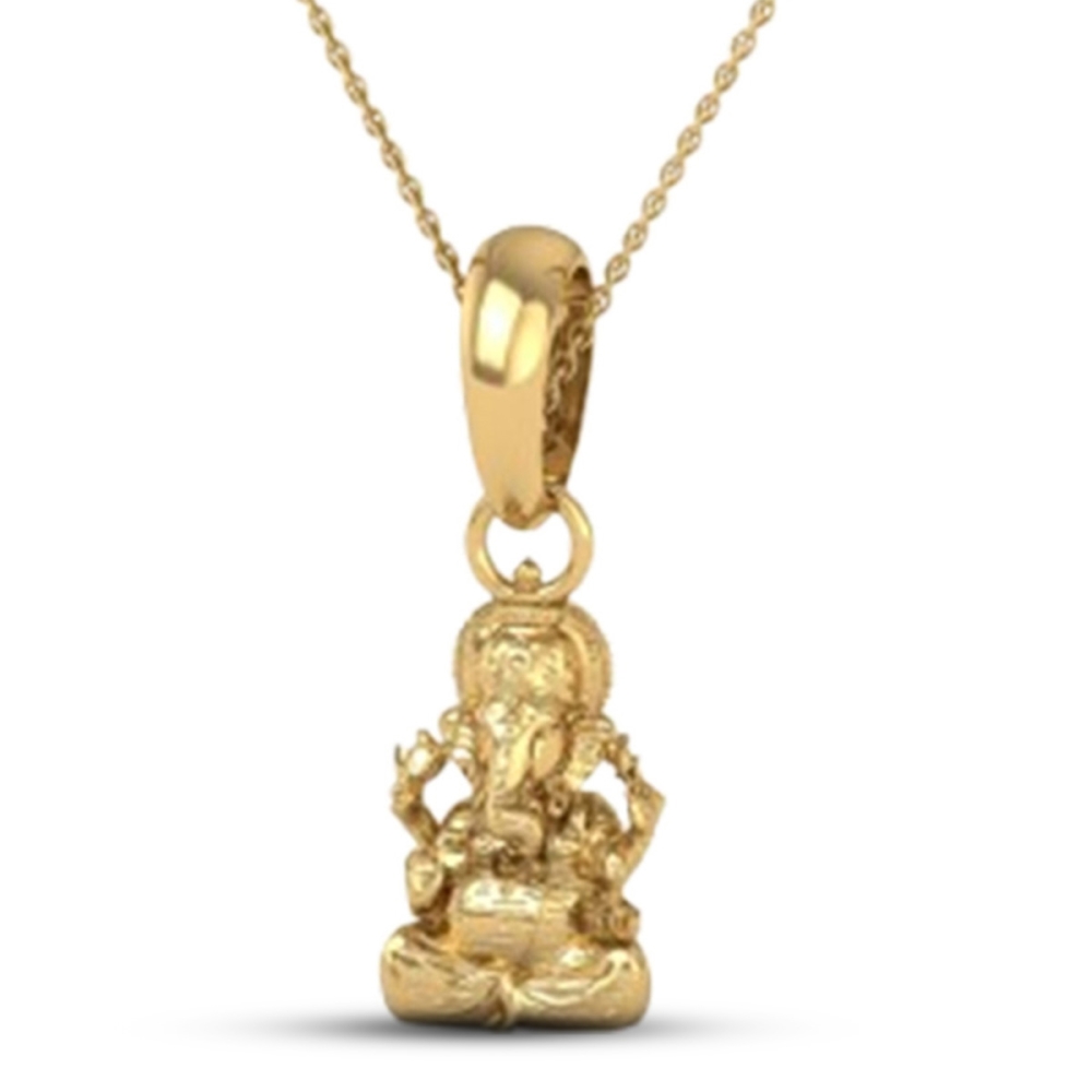 24K-3.2 Lord Ganesh Locket Pendant For Men and Women
