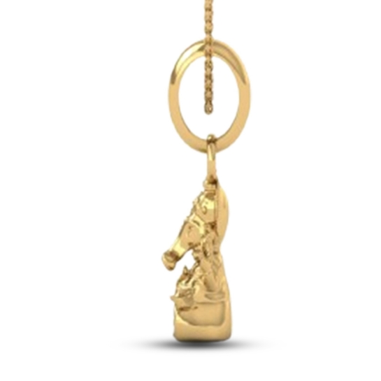24K-3.2 Lord Ganesh Locket Pendant For Men and Women