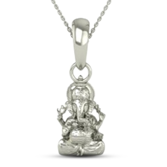 DISHIS 24K (995) 5.2GM Lord Ganesh Ganpati Locket Pendant For Men and Women