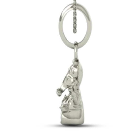 DISHIS 24K (995) 5.2GM Lord Ganesh Ganpati Locket Pendant For Men and Women