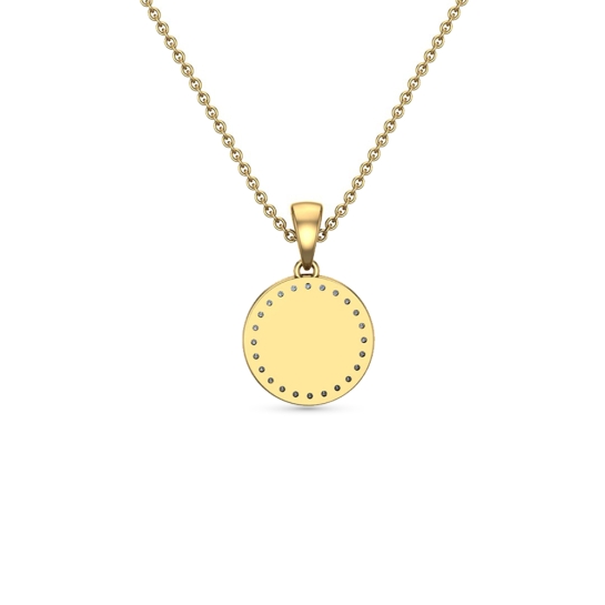 Swastik Gold & Diamond Pendant