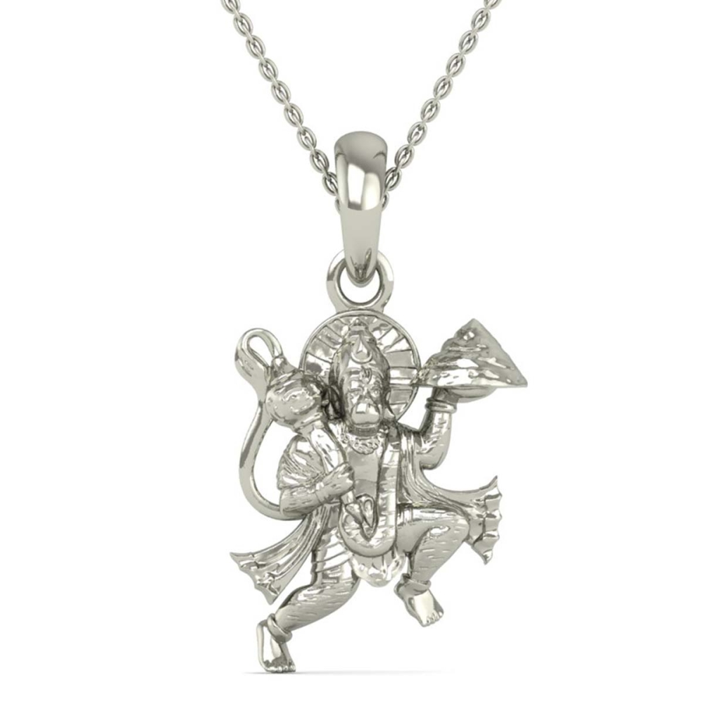 DISHIS 24K (995) 2.2GM Yellow Gold Lord Hanuman Locket Pendant For Men and Women