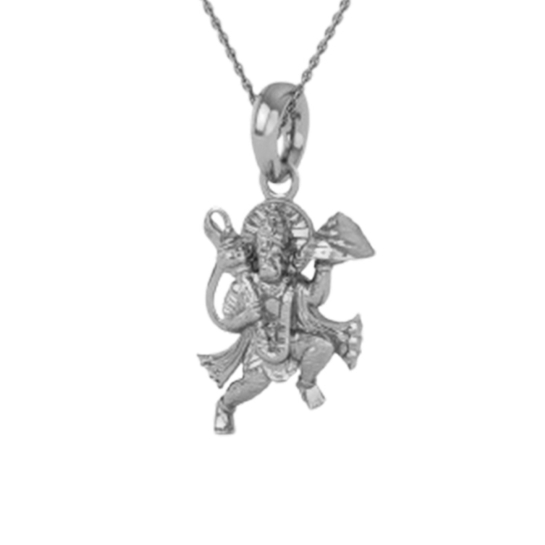 DISHIS 24K (995) 3.2GM Yellow Gold Lord Hanuman Locket Pendant For Men and Women