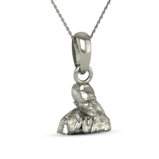 DISHIS 24K (995) 2.2GM Yellow Gold Lord Sai Baba Locket Pendant For Men and Women