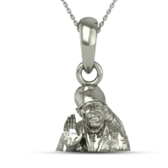 24K-5.2GM Yellow Gold Lord Sai Baba Locket Pendant For Men and Women