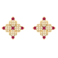 Padmagarbha Stud Earrings