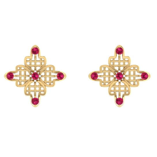 Padmagarbha Stud Earrings