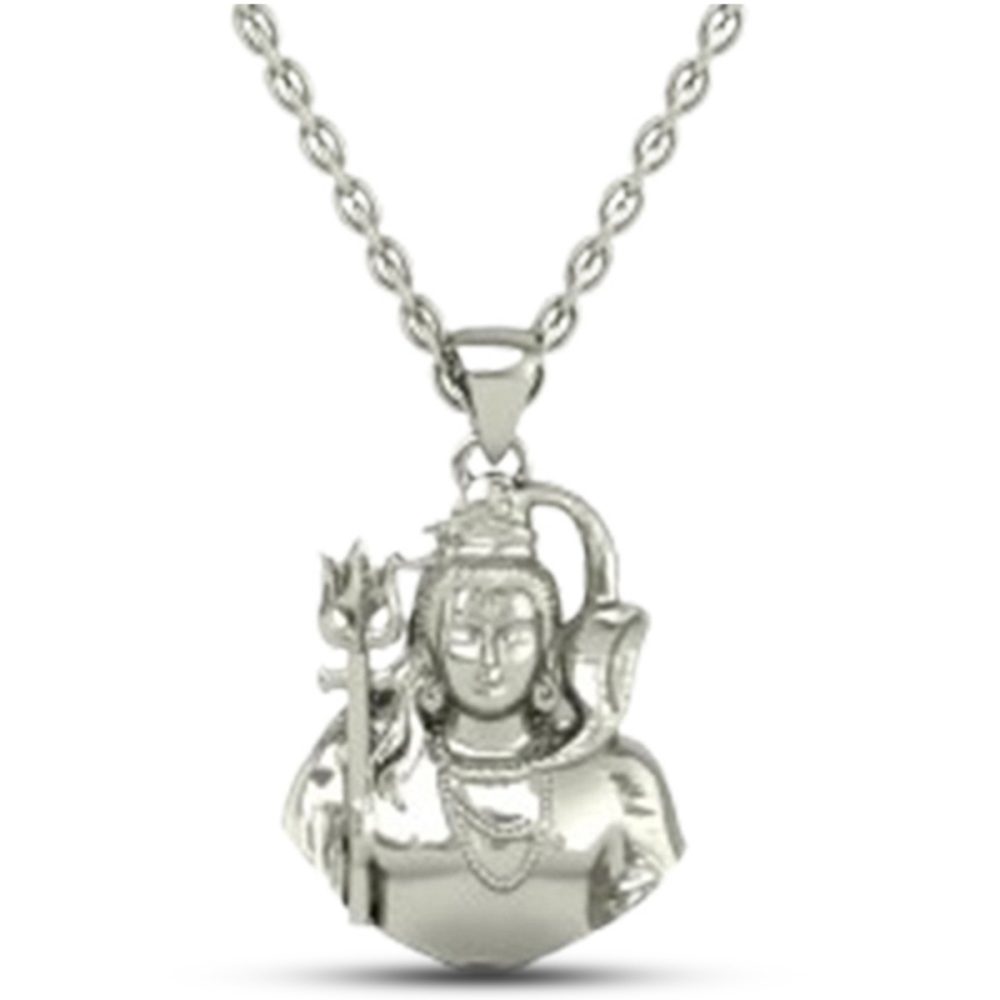 DISHIS 24K (995) 5.2GM Yellow Gold Lord Shiv Locket Pendant For Men and Women