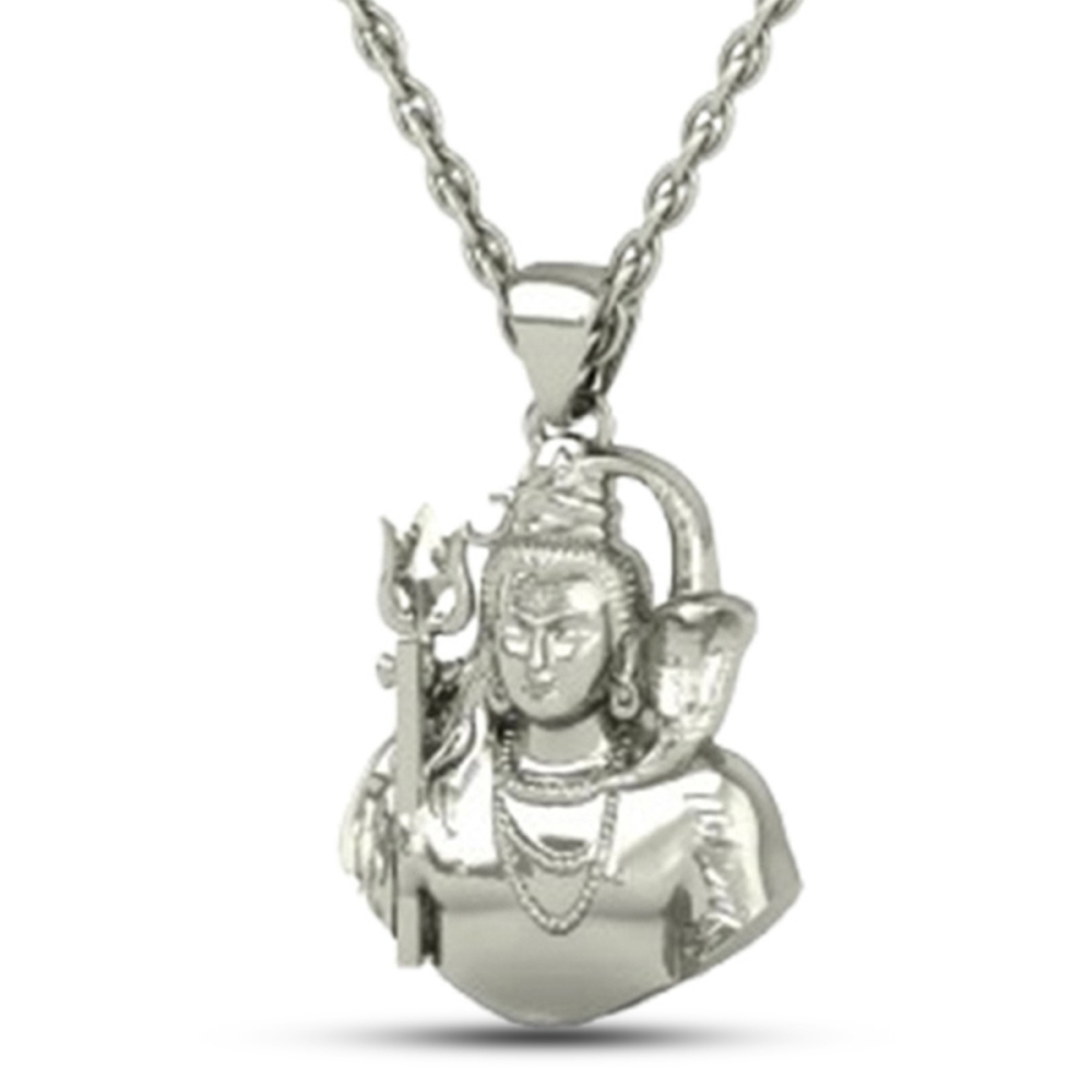 DISHIS 24K (995) 5.2GM Yellow Gold Lord Shiv Locket Pendant For Men and Women