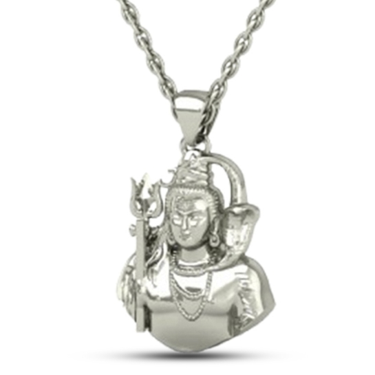DISHIS 24K (995) 5.2GM Yellow Gold Lord Shiv Locket Pendant For Men and Women