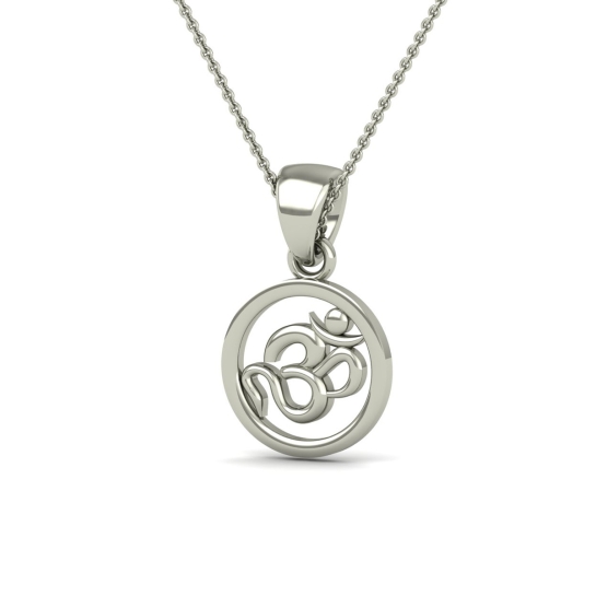 DISHIS 24KT (995) 2.2GM Yellow Gold OM Locket Pendant For Men and Women