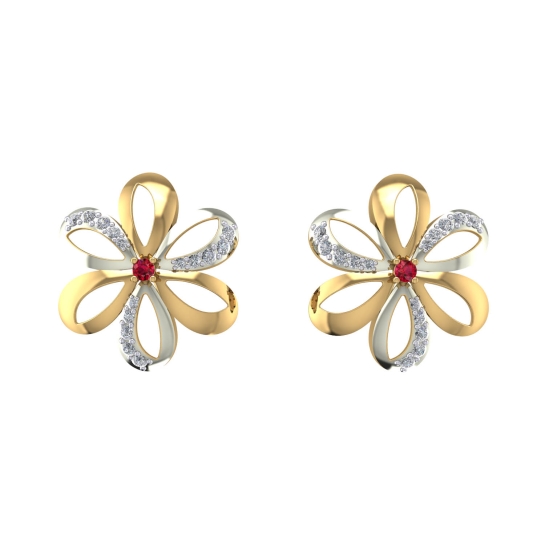 Padmahasan Diamond Earrings